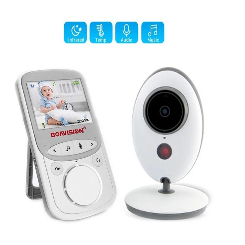 

Wireless LCD Audio Video Baby Monitor VB605 Radio Nanny Music Intercom IR 24h Portable Baby Camera Baby Walkie Talkie