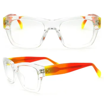 

Progressive Multi-focal Lens Optical Eyewear Unisex Retro Acetate Full Rim Frame Anti-reflective Presbyopia Reading Eyeglasses