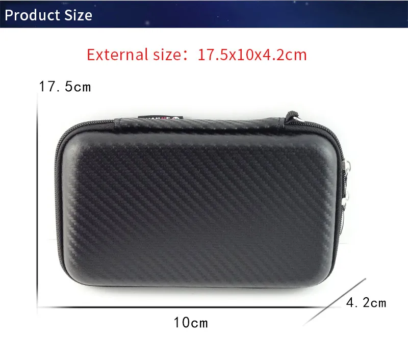Портативные сумки для хранения EVA для kingd 3DS XL 2,5 дюймов SSD HDD кабель для наушников USB Flash Drive Дорожный Чехол для переноски цифровых сумок