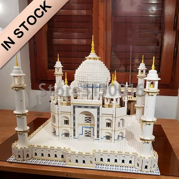 

17008 In Stock The Taj Mahal Architecture set Street View CREATOR 3508PCS Model Building blcoks bricks Toys Compatible 10256
