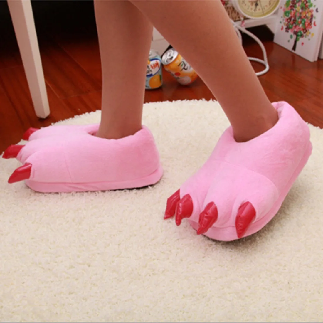 Новый дизайн тапочки для костюмированной вечеринки с мультяшными животными в