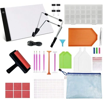 

Diamond Painting 4-Piece Storage Box Diamond Art Diamond Storage Box 28-Compartment Diamond Storage Box