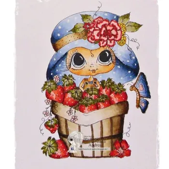 

Girl Transparent Clear stamps and metal cutting dies