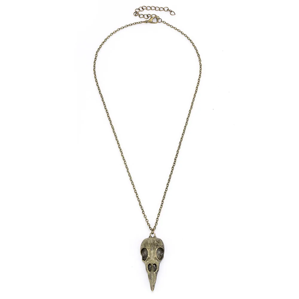 Crow Head Skull Necklace - Image 5