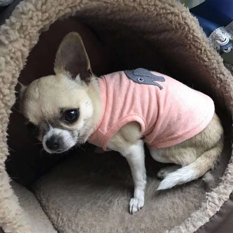 Dolphin Elephant Star Pattern Vest Puppy T-shirt Clothes Pet Dog Vest Summer Puppy Costume Clothes Supplies New 1
