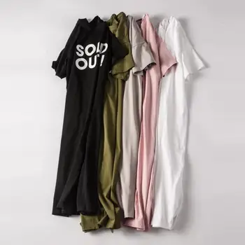 

Oversized Loose Women Cartoon Sleepwear Leisure Short Sleeve Thin Nightgowns Printing Big Size Nightdress