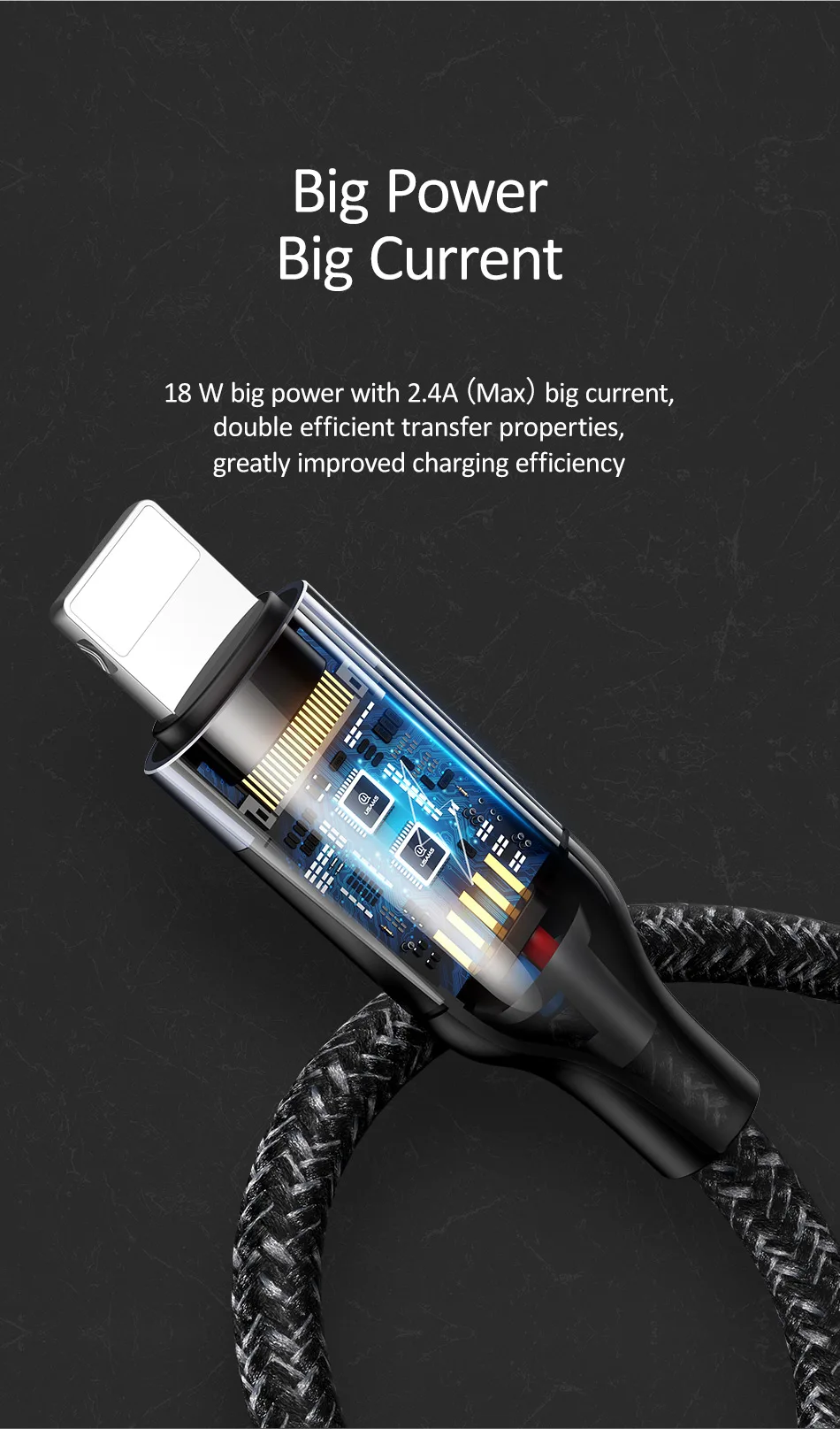 USAMS USB 18 Вт type C для освещения PD кабель для быстрой зарядки для iPhone X 8 7 6 type-C до 8-контактный кабель для синхронизации USB для iOS 8 9 10 11 шнур