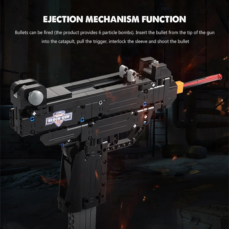 Пистолет Desert Eagle MK23 412 шт. пистолет строительные блоки игрушки пулемет модель
