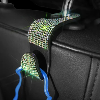 

Shiny Bling Crystal Car hook Headrest Multifunctional Parts Replacement