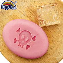 В виде скелета на Хэллоуин мыло штамп Новое поступление Diy Набор для мыловарения на заказ ручной работы мыло chaptess штамп с ручкой Z0168KL