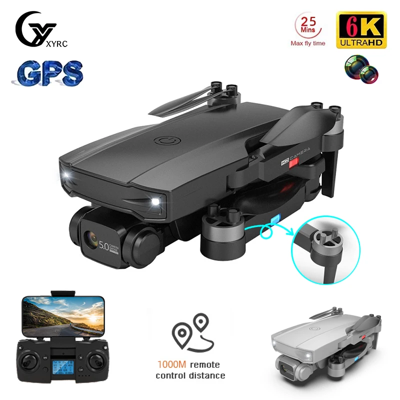 Профессиональный Квадрокоптер XYRC S2 с GPS 4K HD-камерой 6K 1000 м | Игрушки и хобби