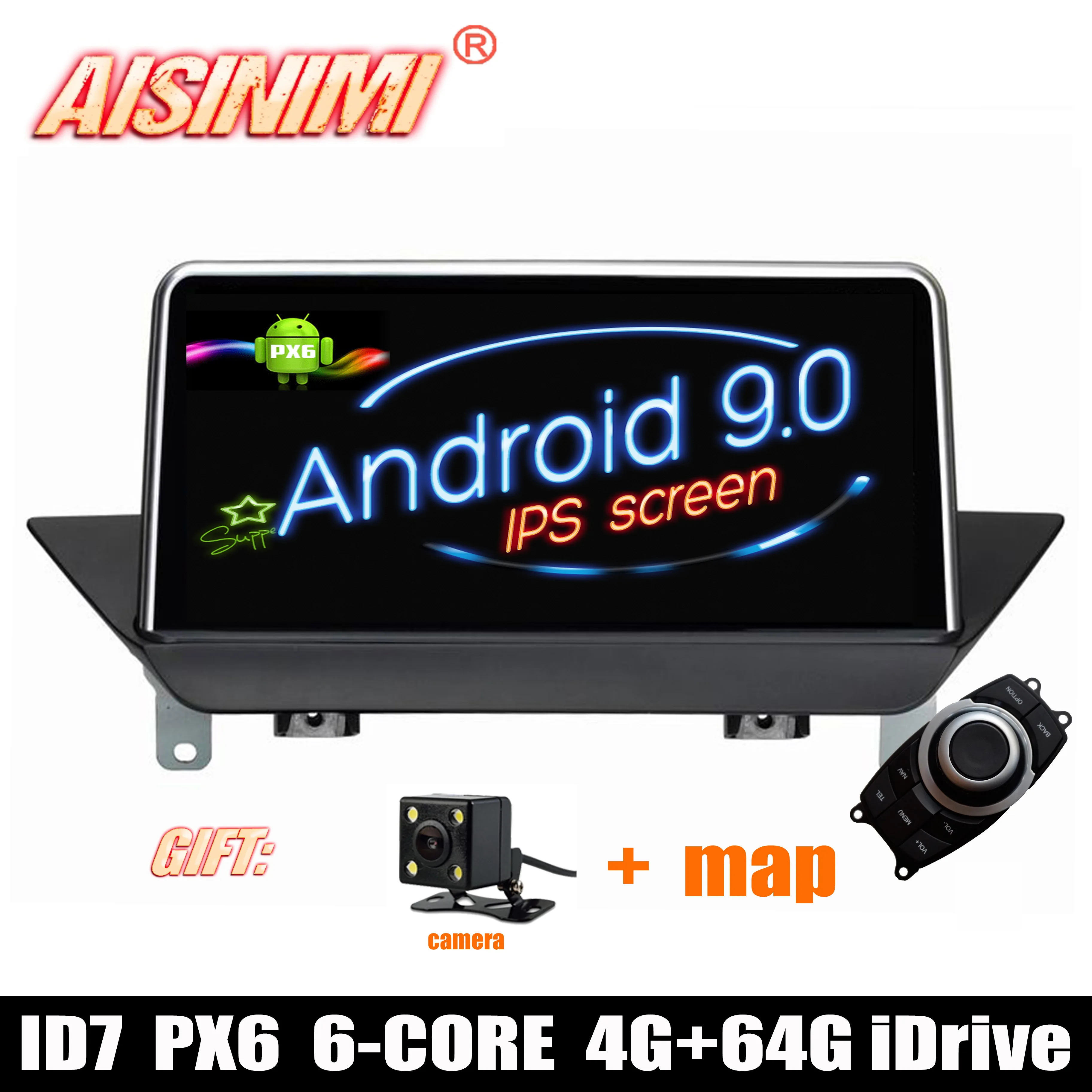 Android 9 0 ID7 4G 64G Автомобильный Dvd Navi плеер для BMW X1 E84 2009 2010 2011 2012 2013 2014 2015 аудио gps