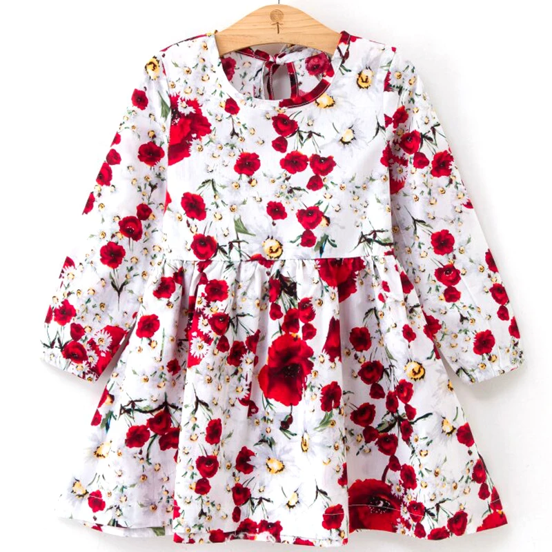 Новое летнее платье для девочек платье в клетку с длинными рукавами для маленьких девочек платье принцессы из мягкого хлопка Одежда для маленьких девочек