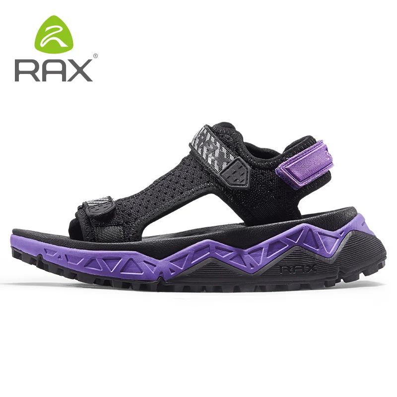 489 purple women RAX/мужские спортивные сандалии; сезон лето; пляжные сандалии для мужчин; Водонепроницаемая Обувь для треккинга; Мужская дышащая обувь; Женская быстросохнущая обувь - Цвет: 489 purple women