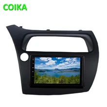 COIKA 8 Core Android 8,1 Система Автомобильный мультимедийный плеер для Honda Civic хэтчбек gps Navi DSP аудио BT Радио приемник ips экран