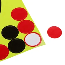 10 шт. 21x21 см стрельба брызги Цель высокая видимость Цветочные Бумажные цели