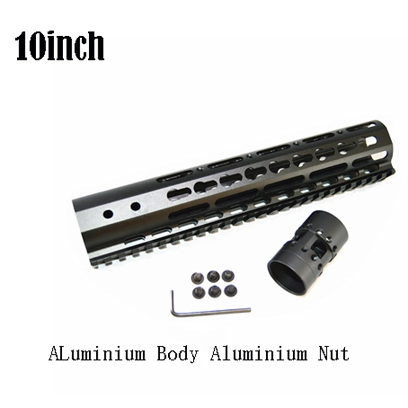 Totrait AR-15 M4 M16 NSR поплавок Keymod Handguard Picatinny протектор Kartini Rail база прицел кронштейн Forend - Цвет: 10inch