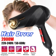 2000 Вт профессиональный мощный Фен для парикмахерской 220-240 В фен термостатический фен для волос энергосберегающий вентилятор