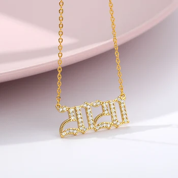 

Women's Exquisite Pendant Necklace 1985 to 2020 No. Birth Year Men's And Women's Friends Fashion Jewelry Wholesale Birthday Gift