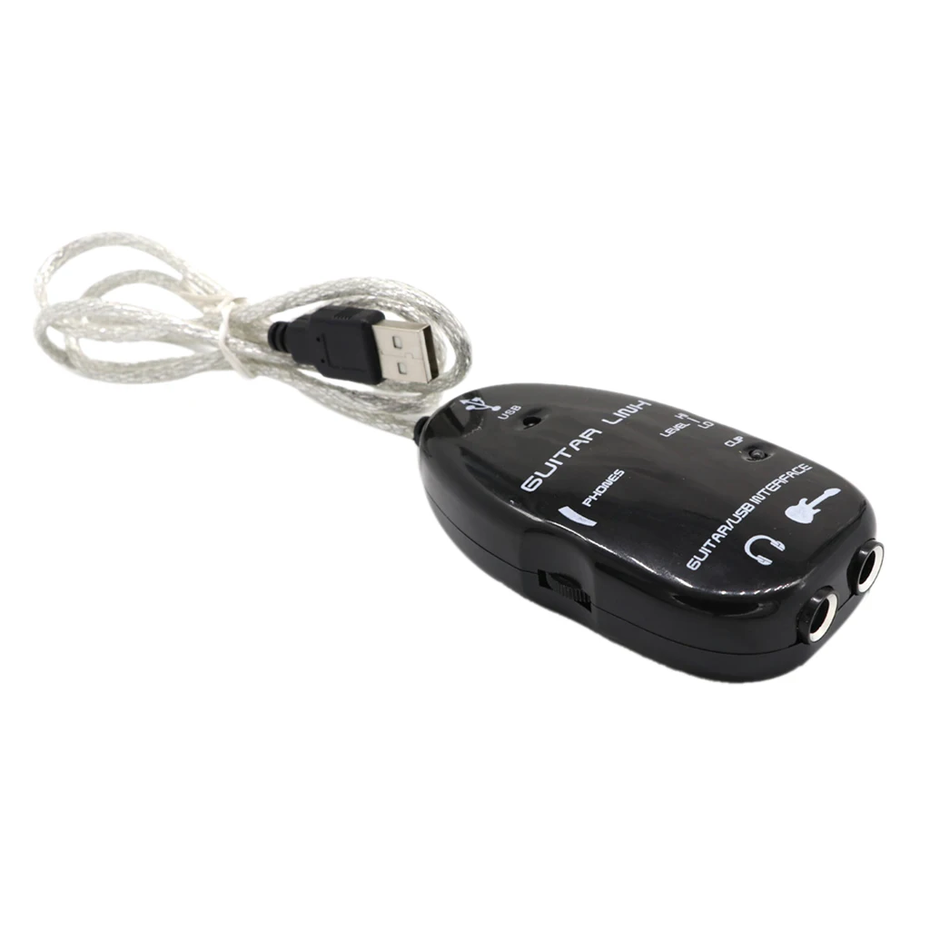 Новая гитара К USB интерфейсу Link аудио кабель PC/MAC для записи музыки адаптер