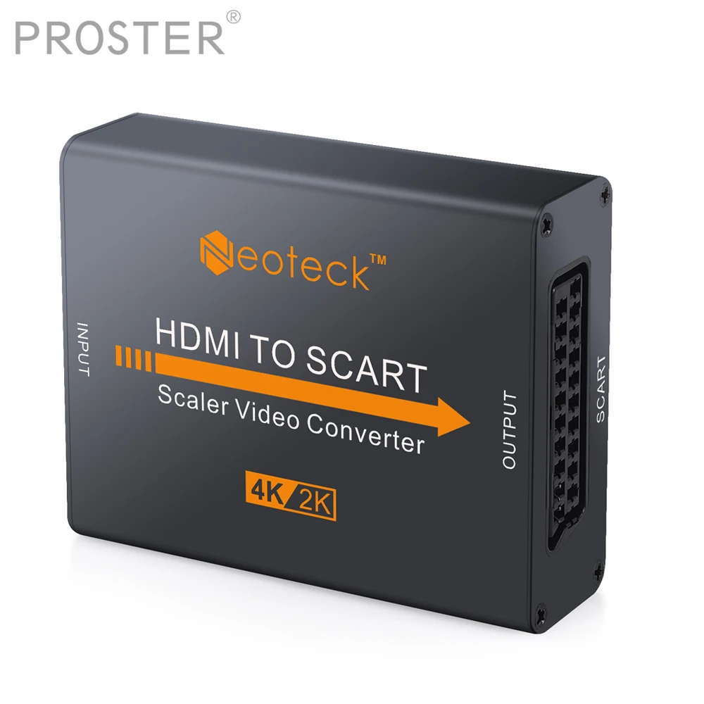Преобразователь proзор HDMI в SCART поддержка 4K x 2K с адаптером питания ЦАП оптический