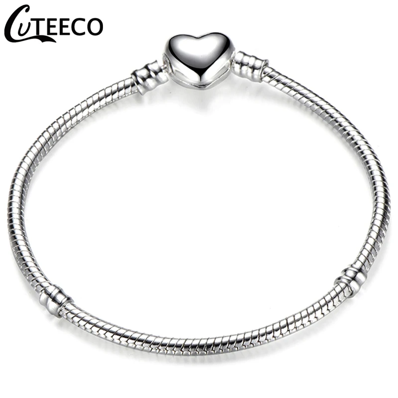 CUTEECO Новые Подвески в форме сердца женский браслет сделай сам ювелирные изделия