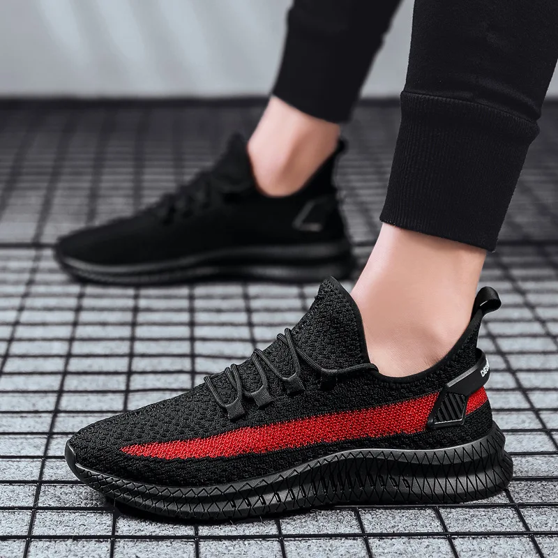 

MEN'S SHOES Summer 2019 New Style Trendy Shoes Breathable Coconut Shoes Korean-style Students Casual Sports Shoes Mesh Flying Wo