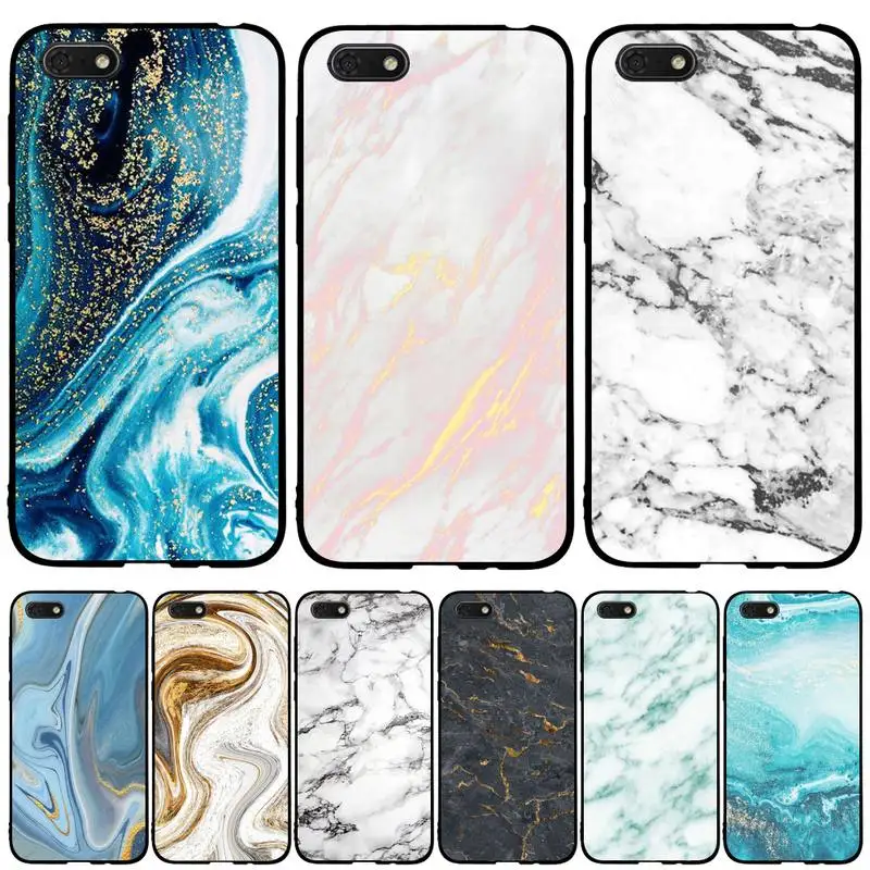 Marble Texture Phone Case For Huawei Honor8 8X Honor9 9lite V9 V10 10Lite 10i 20i 20lite 20 20S V20 30 30Pro | Мобильные телефоны и