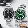 San Martin Diver Water Ghost Luxury Sapphire Crystal Men Automatic Mechanical Watches Ceramic Bezel 20Bar Luminous Date Window ► Photo 2/6