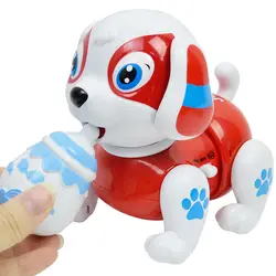 Умная детская игрушка Shilly Dog со светом и музыкальной сказкой модель для ползающей собаки электрическая бутылочка для кормления собака