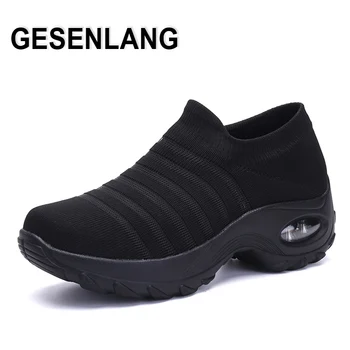 

Women Air Cushion Running Sport Shoes Breathable Mesh Light Soft Sneakers For Women Durable Outdoor Daily Walking Lady Shoes New