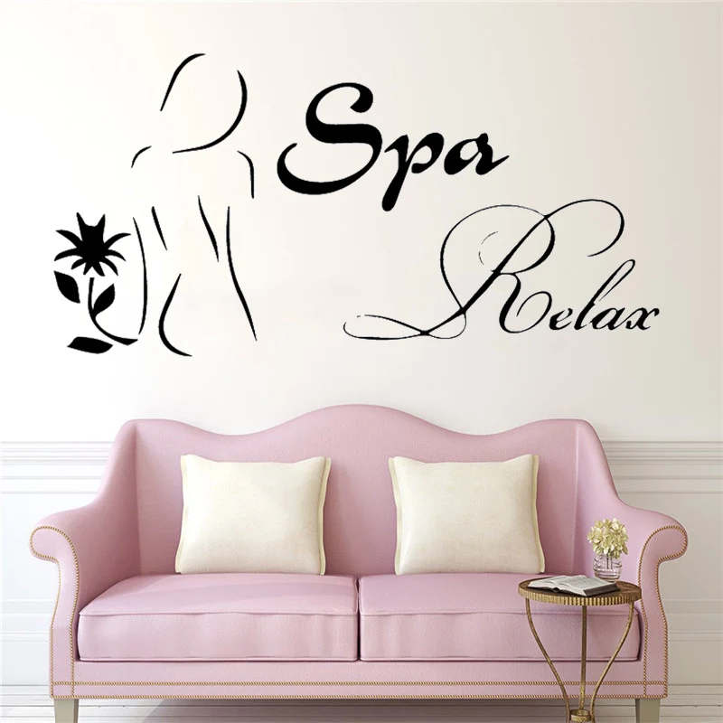

European-Style Spa Wall Stickers Decorative Sticker Home Decor For Kids Room Decoration Decoration Accessories Murals
