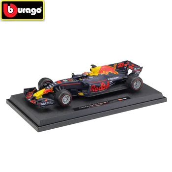 

BBURAGO 1:18 F1 Car Model Simulation Original Alloy 2017 RB Racing TAG Heuer RB13 Formula Racing Car Model Toy and Gift for Boys