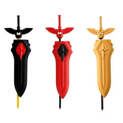 Lanceur Gyroscope Burst 3 pièces, Type épée, tige de traction bidirectionnelle, accessoires de jouets, 2022 