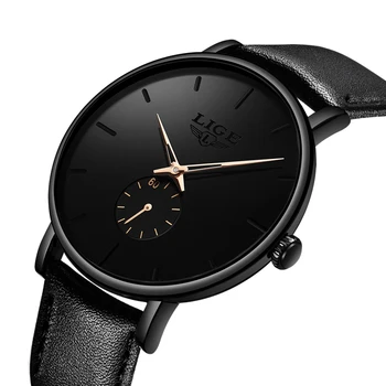 

LIGE New Fashion Sports Mens Watches Top Brand Luxury Waterproof Simple Ultra-Thin Watch Men Quartz Clock Relogio Masculino+Box