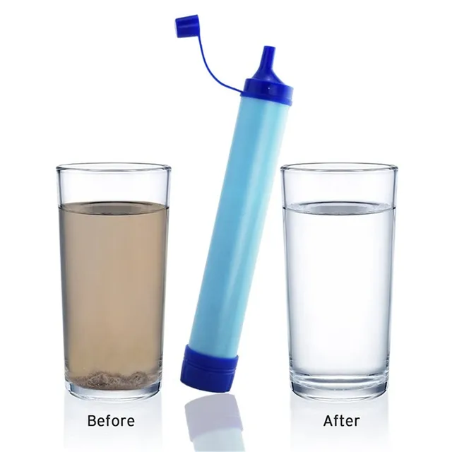 Outdoor Water Purifier Camping Hiking Emergency Life Survival Portable