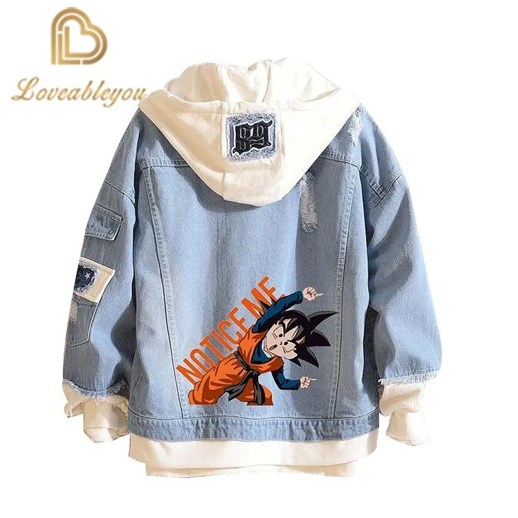 Dragon Ball Midoriya шото Тодороки Косплей толстовки костюмы для мужчин и женщин джинсовая куртка на молнии Повседневная Осенняя Толстовка пальто Топ