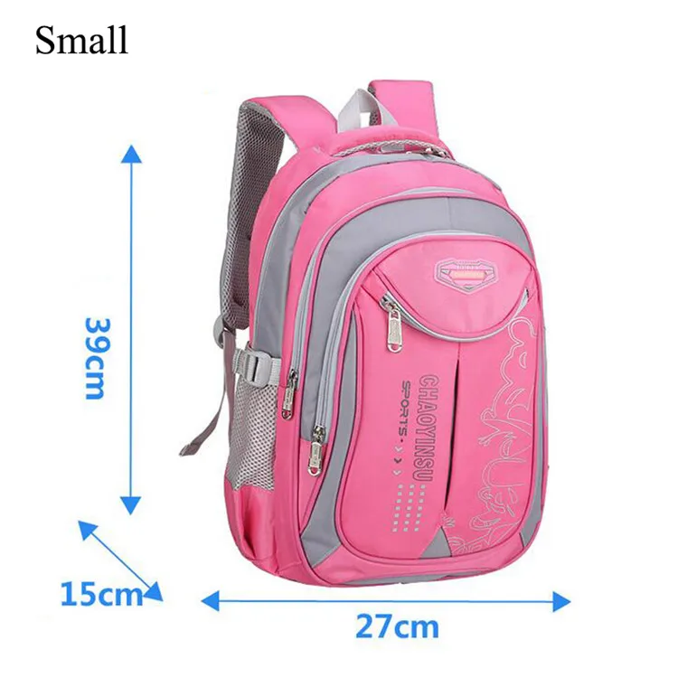 Small Pink Брендовый школьный рюкзак для мальчиков, высококачественные школьные сумки, водонепроницаемые Рюкзаки для подростков, ранец, рюкзак mochila - Цвет: Small Pink