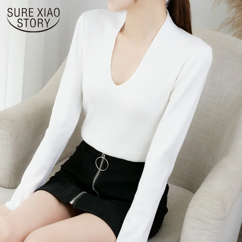 Kobiety sweater2019Autumn/zima moda kobiety swetry rozpinane z długim rękawem przycisk sweter kobiety dorywczo stałe długie kobiety sweter 5784 50 -