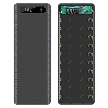 

LCD Display DIY 10x18650 Battery Case Power Bank Shell Charger Box Accessories