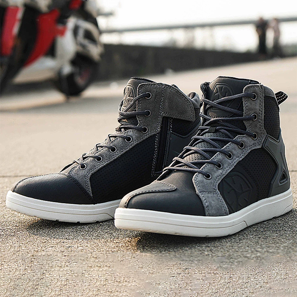 Low Cost Motorcycle-Boots Casual-Shoes SCOYCO Summer Men Breathable Microfiber y5KdmWVnl