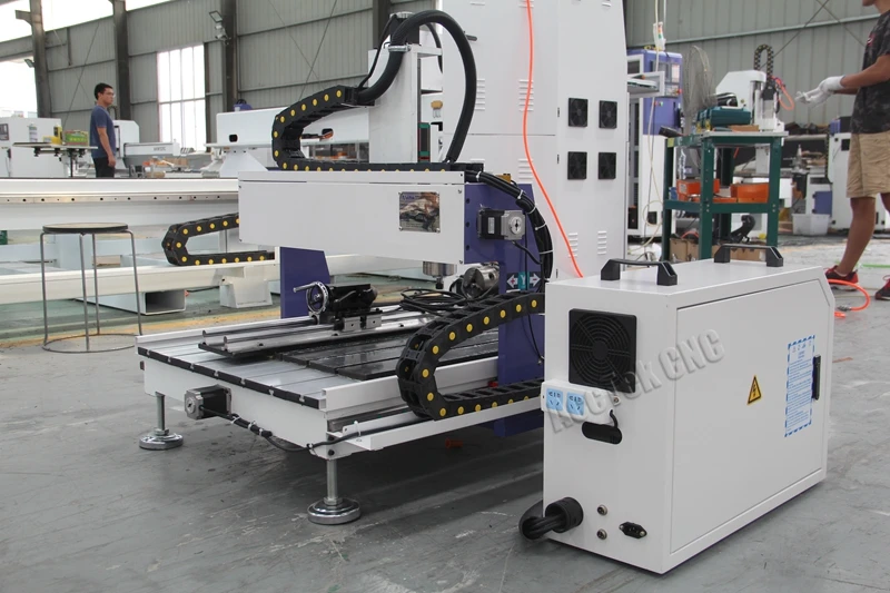 Cnc маршрутизатор машина для алюминия чугунный корпус ACCTEK AKG6090 с 2,2 кВт шпиндель водяного охлаждения опционально