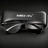 Gafas de sol polarizadas de aluminio y magnesio HD para hombre y mujer, gafas de sol de conducción vintage, con caja de marca original ► Foto 2/6