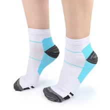 Для мужчин и женщин Анти-усталость антибактериальные повседневные каблуки Шпоры Спортивные Фитнес Бег плантар Фасцит Компрессионные носки