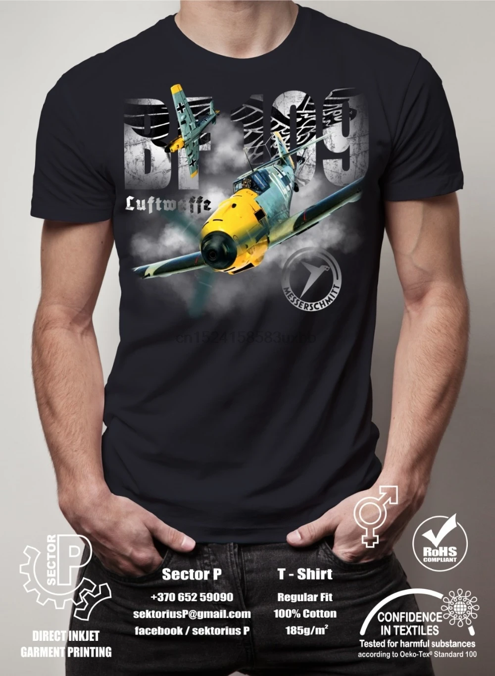 Новые модные крутые повседневные футболки WW2 немецкий люфтвафф BF 109 Messerschmitt с