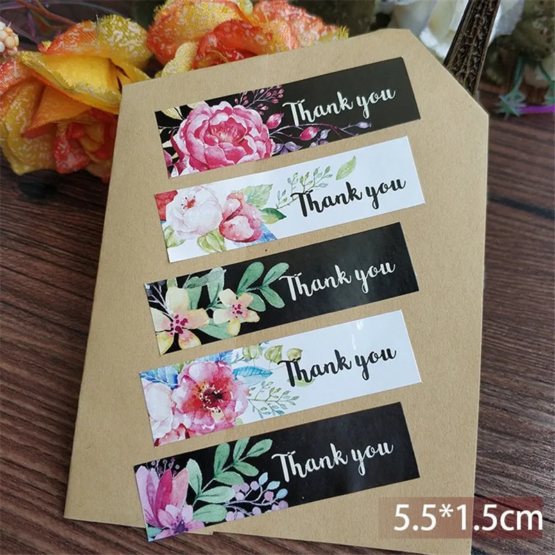 horizontal thankyou 500 шт./лот, хорошее качество, Justforyou, уплотнительные наклейки, упаковка для торта, для выпечки, сделай сам, подарок, спасибо и ручной работы, уплотнительные наклейки - Цвет: horizontal thankyou