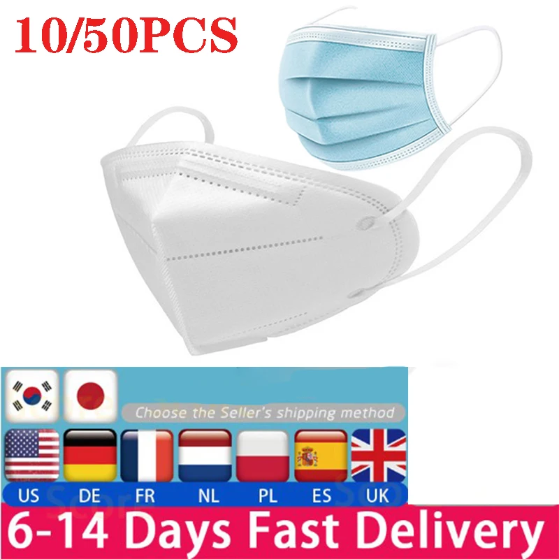 

KN95 Dust-proof Mask Respirator Safety Protective PK FFP3/FFP2 Mask Breathable Anti PM2.5 Fog Mask Face Ears Wearing Mask