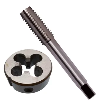 

Set Tap die tool Equipment Straight shank Replacement High Speed Steel M14x1.25 mm Metric Industrial