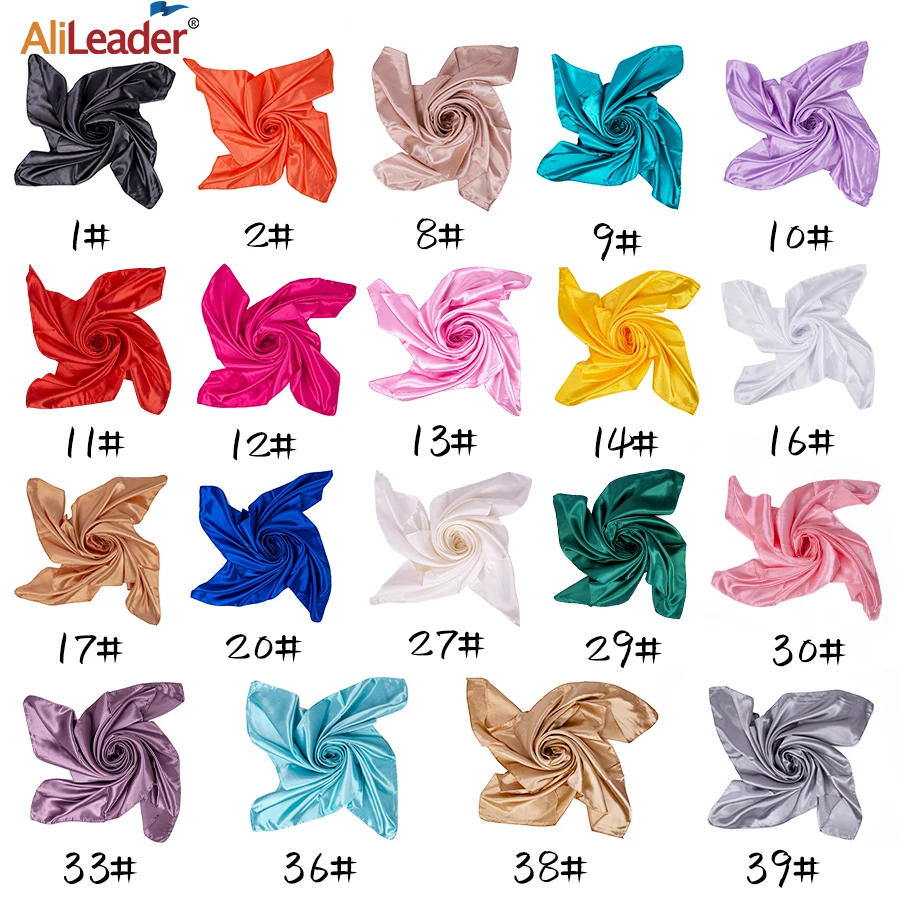 Рисунок 5 - Дешевый однотонный Шелковый атласный шарф