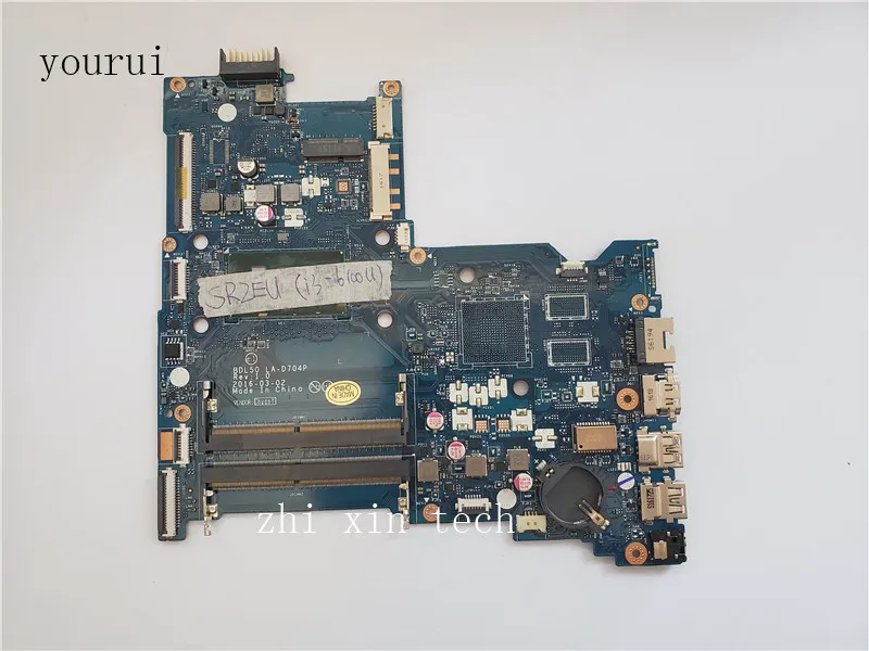 HP 15-AY 15-ay041wm Laptop Motherboard - Intel Core i3-6100U 854946-601 LA- D704P HP 15-AY 15-ay041wm Laptop Motherboard - Intel Core i3-6100U 854946-601 LA- D704P
